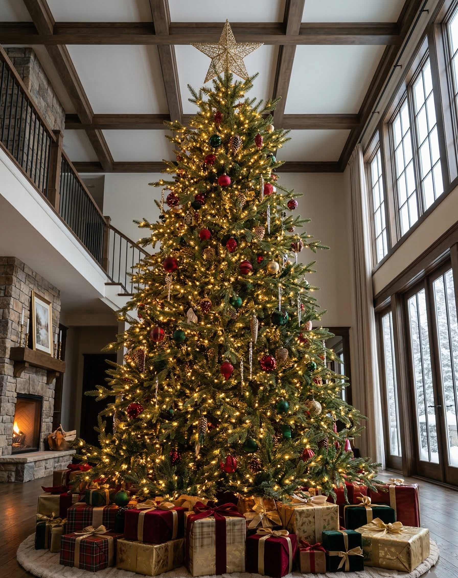 Χριστουγεννιάτικο δέντρο Deaware σε παραδοσιακή γραμμή ύψους 2,40m - Image 2